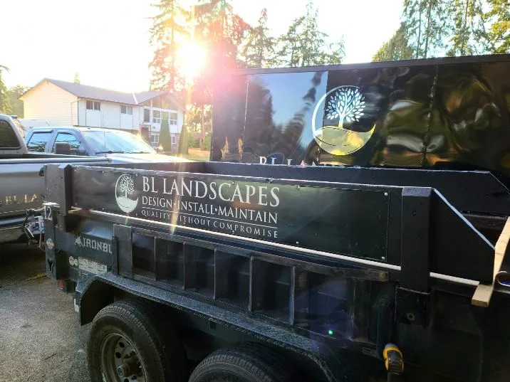 Landscaping truck